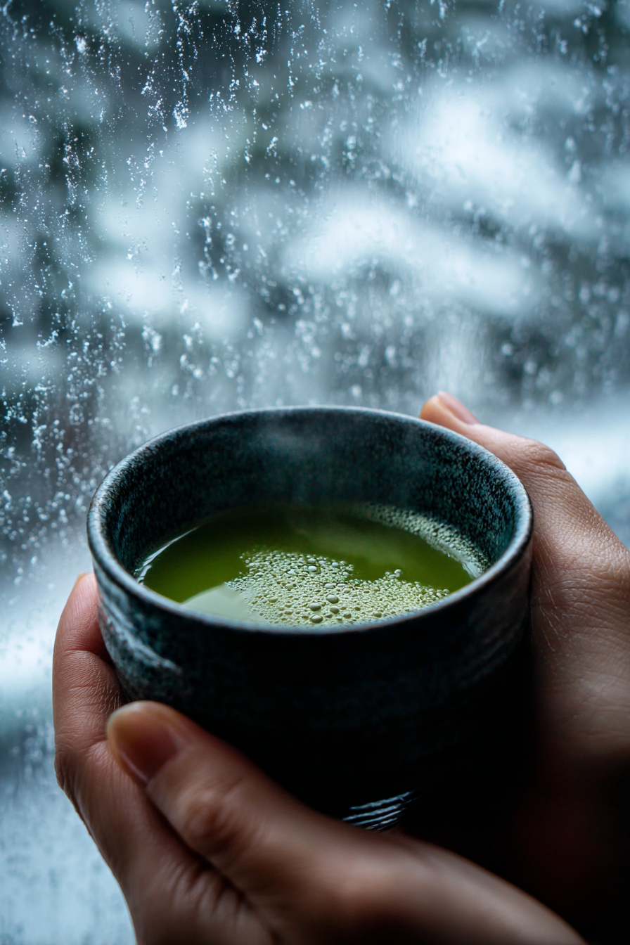 Cozy tea by the window