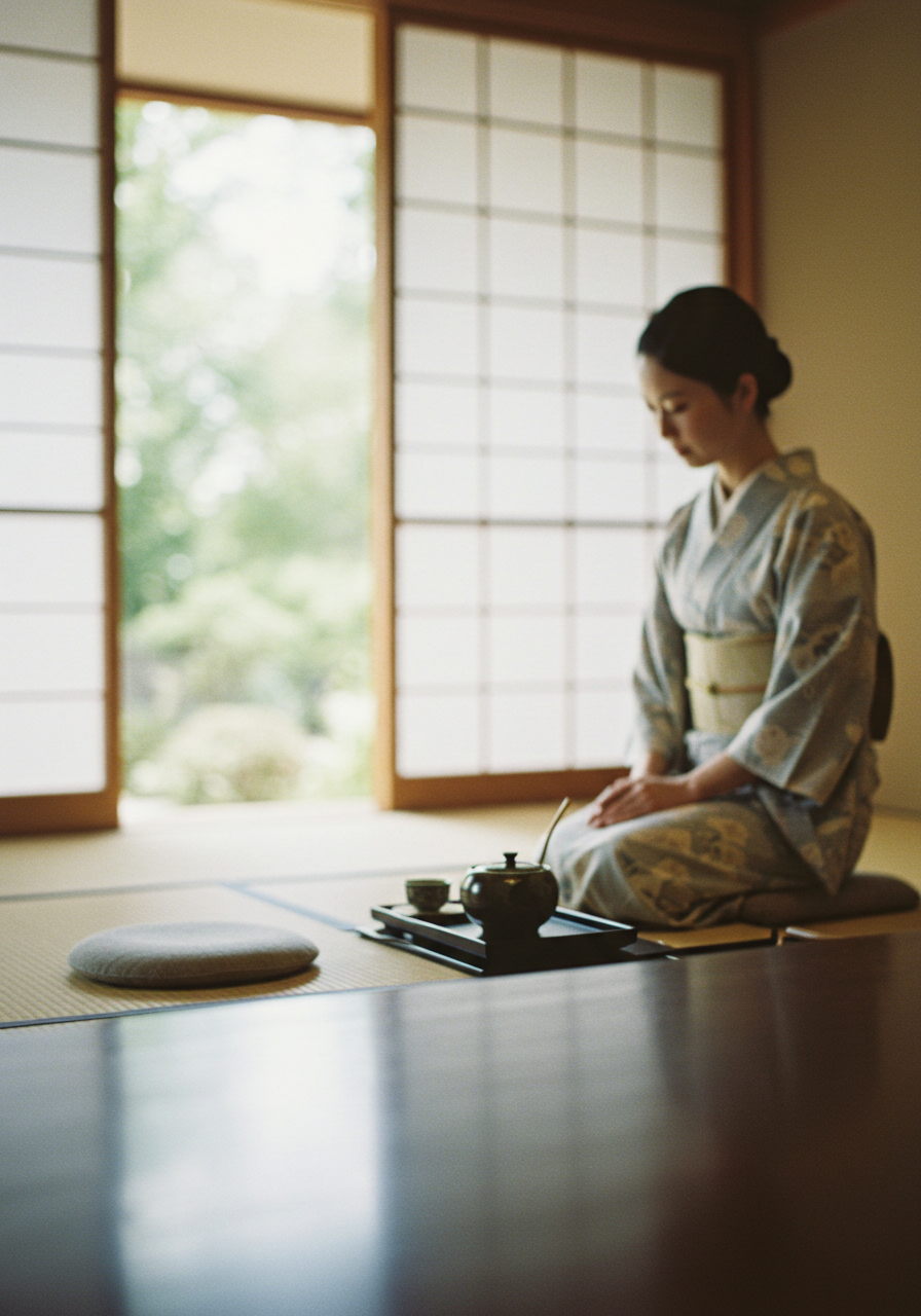 Traditional Japanese tea ceremony